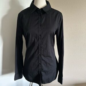 Banana Republic Charcoal Button-Up Shirt